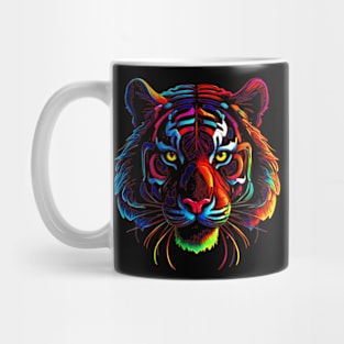 Tiger Color Lines Mug